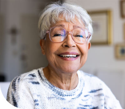 smiling mature woman